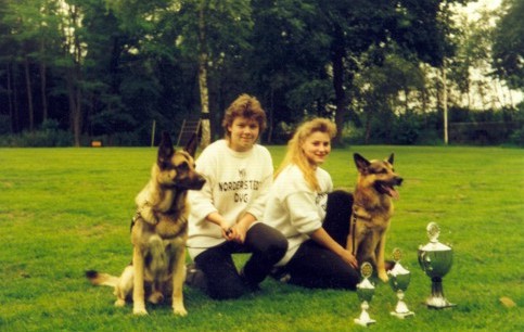 Daniela und Carmen Hamburger Jugendmeisterschaft 1991